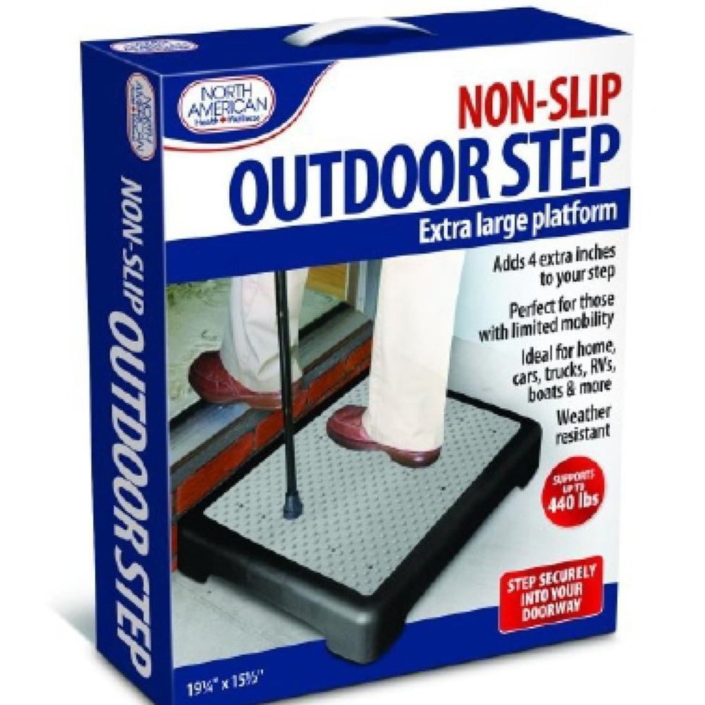 Step Stool, 4 Inch Height, 15-1/2 X 19-1/4 Inch Base, 1 Count